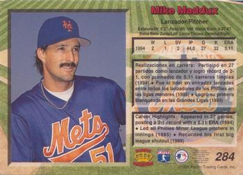 1995 Pacific #284 Mike Maddux Back