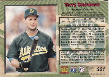 1995 Pacific #321 Terry Steinbach Back