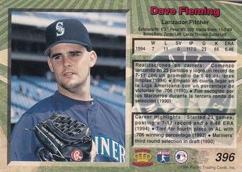 1995 Pacific #396 Dave Fleming Back