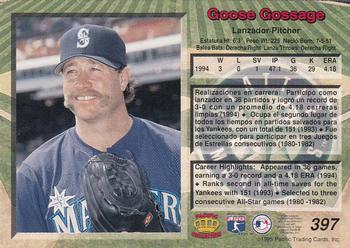 1995 Pacific #397 Goose Gossage Back