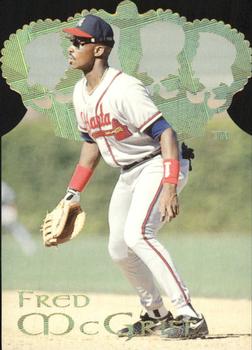 1995 Pacific - Gold Crown Die Cuts #2 Fred McGriff Front