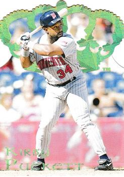 1995 Pacific - Gold Crown Die Cuts #14 Kirby Puckett Front