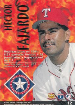 1995 Pacific - Latinos Destacados #12 Hector Fajardo Back