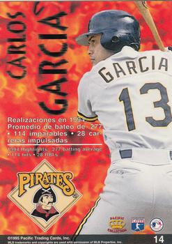 1995 Pacific - Latinos Destacados #14 Carlos Garcia Back