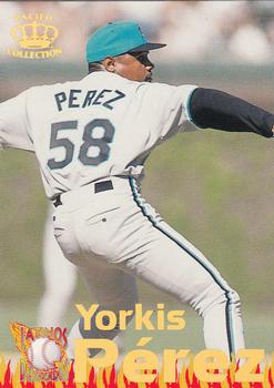 1995 Pacific - Latinos Destacados #27 Yorkis Perez Front