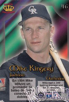 1995 Pacific Prism #46 Mike Kingery Back