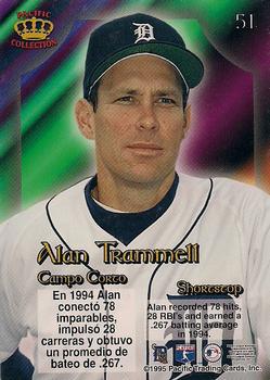 1995 Pacific Prism #51 Alan Trammell Back