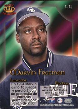 1995 Pacific Prism #44 Marvin Freeman Back