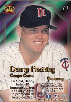 1995 Pacific Prism #79 Denny Hocking Back