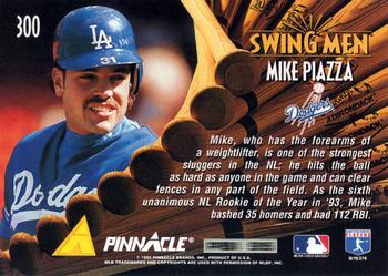 1995 Pinnacle #300 Mike Piazza Back