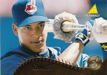 1995 Pinnacle #350 Manny Ramirez Front