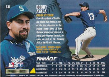 1995 Pinnacle #431 Bobby Ayala Back