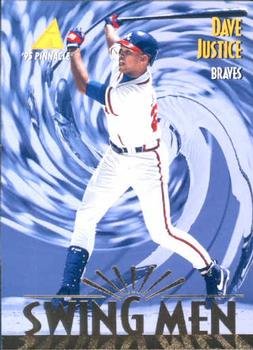 1995 Pinnacle #285 Dave Justice Front