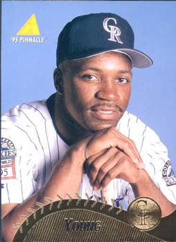 1995 Pinnacle #314 Eric Young Front