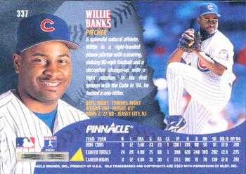 1995 Pinnacle #337 Willie Banks Back
