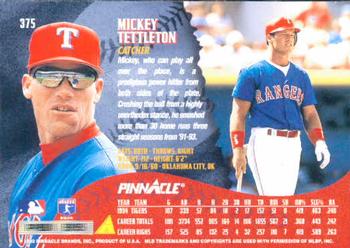 1995 Pinnacle #375 Mickey Tettleton Back