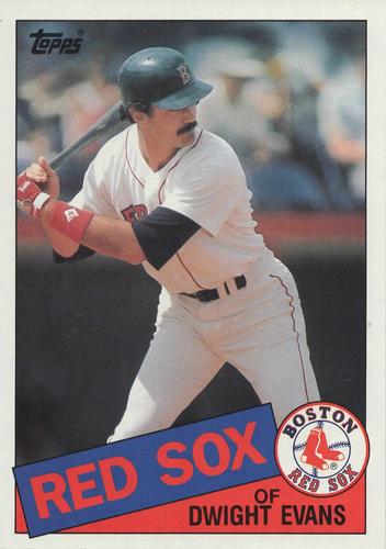 1985 Topps Super #33 Dwight Evans Front