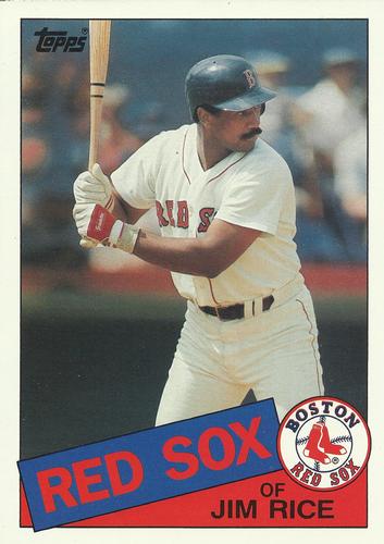 1985 Topps Super #50 Jim Rice Front