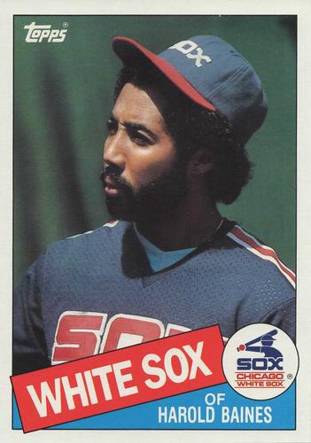 1985 Topps Super #51 Harold Baines Front