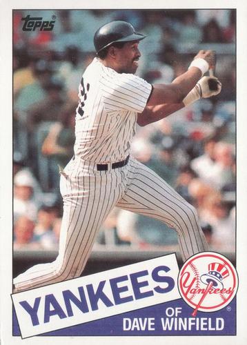 1985 Topps Super #60 Dave Winfield Front