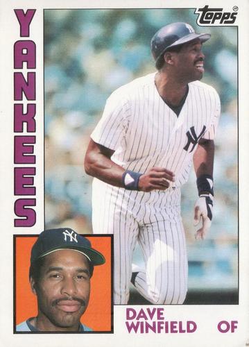 1984 Topps Super #27 Dave Winfield Front