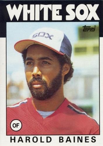 1986 Topps Super #9 Harold Baines Front