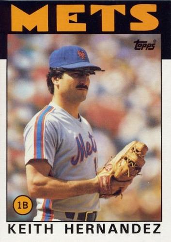 1986 Topps Super #31 Keith Hernandez Front