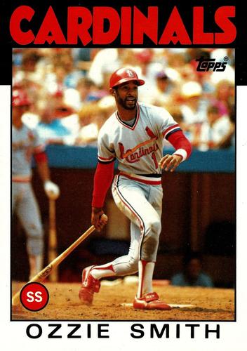 1986 Topps Super #53 Ozzie Smith Front