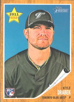 2011 Topps Heritage #114 Kyle Drabek Front
