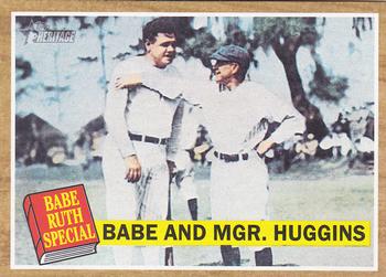 2011 Topps Heritage #137 Babe and Mgr. Huggins Front