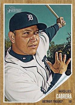 2011 Topps Heritage #150 Miguel Cabrera Front