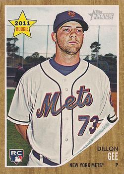 2011 Topps Heritage #181 Dillon Gee Front