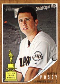 2011 Topps Heritage #218 Buster Posey Front