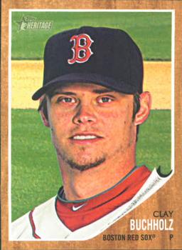 2011 Topps Heritage #301 Clay Buchholz Front