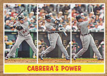 2011 Topps Heritage #314 Cabrera's Power Front