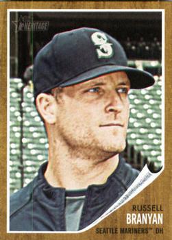 2011 Topps Heritage #364 Russell Branyan Front