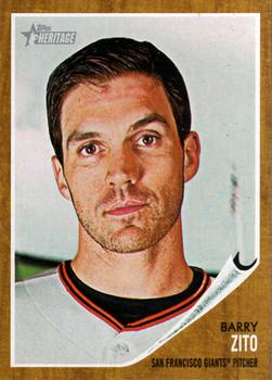 2011 Topps Heritage #33 Barry Zito Front