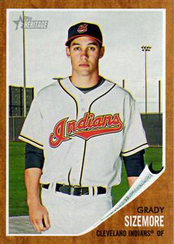 2011 Topps Heritage #97 Grady Sizemore Front