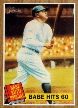2011 Topps Heritage #139 Babe Hits 60 Front