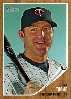 2011 Topps Heritage #180 Jim Thome Front