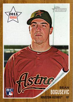 2011 Topps Heritage #204 Brian Bogusevic Front