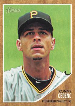 2011 Topps Heritage #270 Ronny Cedeno Front