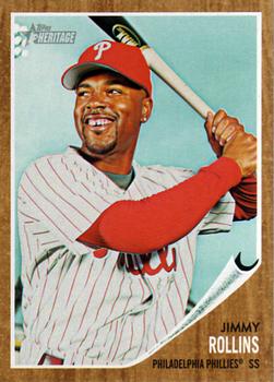 2011 Topps Heritage #284 Jimmy Rollins Front