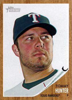 2011 Topps Heritage #324 Tommy Hunter Front