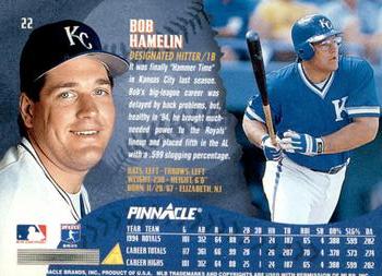1995 Pinnacle - Artist's Proofs #22 Bob Hamelin Back