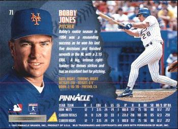 1995 Pinnacle - Artist's Proofs #71 Bobby Jones Back