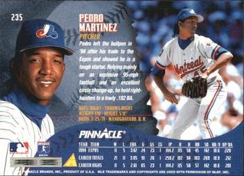 1995 Pinnacle - Artist's Proofs #235 Pedro Martinez Back
