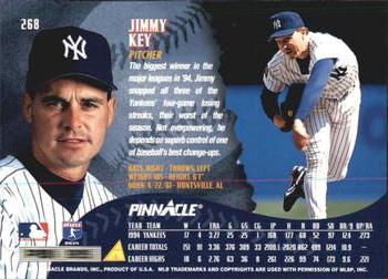 1995 Pinnacle - Artist's Proofs #268 Jimmy Key Back
