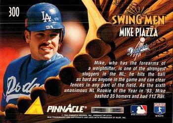 1995 Pinnacle - Artist's Proofs #300 Mike Piazza Back