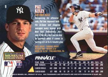 1995 Pinnacle - Museum Collection #9 Pat Kelly Back